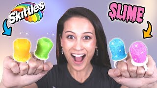 SUPER TOFFE SKITTLES amp SLIJM RING POP DIY [upl. by Assilym]