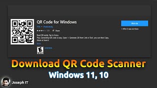 QR code Scanner for Windows 10 11  Camera and Image Scan [upl. by Theodor]