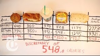 Calorie Detective The Real Math Behind Food Labels  OpDocs  The New York Times [upl. by Yeleek]