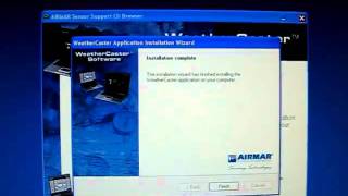 AirmarWeatherCasterPCSoftwareInstallation [upl. by Ariat]