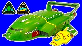 Thunderbird 2 amp 4 SUPERSIZE AWESOME NEW Thunderbirds Are Go Toys [upl. by Sherris895]