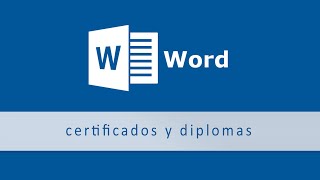 Certificados y diplomas automáticos en Word para PROFESORES y ALUMNOS EducaTutos [upl. by Aremmat]