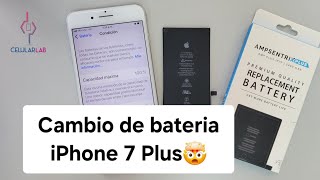 Como cambiar la batería de un iPhone 7 plus 🪫🔋💥 [upl. by Nosirrag]