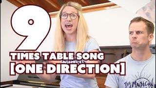 9 Times Table Song • One Direction COVER  What makes you beautiful cover [upl. by Erline826]