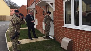 A Tour of British Armys New Married Quarters Housing [upl. by Albertine447]