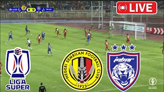 Johor Darul Tazim vs Negeri Sembilan Live Football  Liga Super Malaysia 2024  Gameplay pes21 [upl. by Meekah]