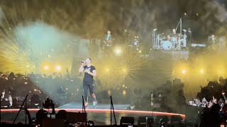 Coldplay Fix You Live Brussels 4K  06082022 [upl. by Lhary218]