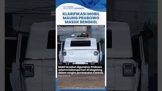 Kronologi Mobil Maung Prabowo Masuk Bengkel seusai 1 Minggu Pemakaian Pemilik Bengkel Buka Suara [upl. by Idnew647]