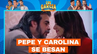 Pepe Pancho y Carolina se besan  Fragmento  Los García  Ecuavisa [upl. by Decamp]