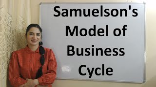 Samuelsons Model of Business Cycle [upl. by Nnylyam]