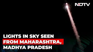 Video Meteor Shower Lights In Sky Seen From Maharashtra Madhya Pradesh [upl. by Malim858]