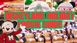 Disneyland Holiday Foodie Guide Review 2023 [upl. by Lennox963]