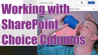 Working with SharePoint Choice columns in Power Apps [upl. by Anek]