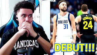 WARRIORS FAN REACTS  Klay Thompsons Dallas Mavericks Debut [upl. by Ramuk495]