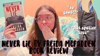 This book was so suspenseful but really gripping Never Lie book review Spoilers [upl. by Adialeda974]