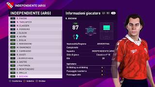 eFootball PES 2020 PS4  INDEPENDIENTE CLASSIC ALL TIME XI 43100 [upl. by Hanyaz]