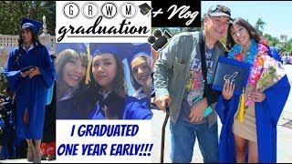 GET READY WITH ME FOR GRADUATION  VLOG 2017  LIFEBEINGDEST [upl. by Ainsley]