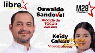 OSWALDO SANDOVAL PRECANDIDATO A LA MUNICIPALIDAD DE TOCOA M28 LIBRE [upl. by Kerianne]