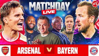 Arsenal 22 Bayern Munich  Match Day Live  Champions League [upl. by Rufus]