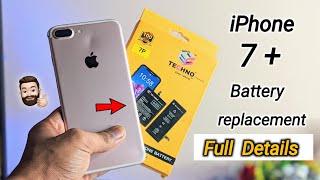 iPhone 7 Battery Replacement  Full detail Battery Backup  Price [upl. by Ammadis437]