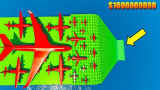 1000000000000 Plane Crash Challenge with Spiderman new 😍gta5 [upl. by Aneelad650]