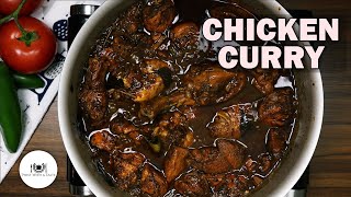 Chicken Curry  How To Make A Delicious Chicken Curry  Spicy Black Chicken Curry With Gravy [upl. by Anat]