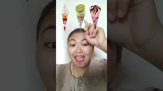 mukbang eskrimasmr mukbang eskrim corneto mixue [upl. by Harolda274]