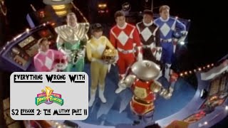 Everything Wrong With Mighty Morphin Power Rangers Season 2 Episode 2 The Mutiny Part II [upl. by Anema]