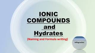 IONIC COMPOUNDS NAMING AND FORMULA WRITING IN DETAILS CHEMISTRY 911  AP CHEM  BASIC CHEMISTRY [upl. by Marilin]