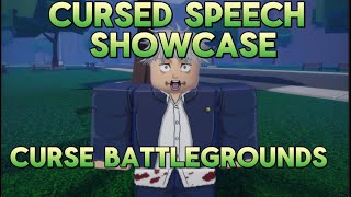 Cursed Speech Showcase  Curse Battlegrounds [upl. by Haslett]