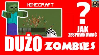 Jak zespawnować DUŻO zombies w Minecraft  ROGAME [upl. by Ylrebmyk]