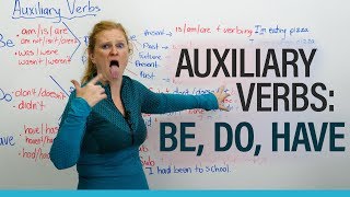 English Grammar AUXILIARY VERBS – be do have [upl. by Cymbre436]