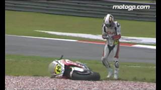 Polini Malaysian Motorcycle Grand Prix MotoGP action [upl. by Kletter547]