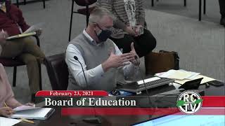 Special Called Board of Education Meeting  February 23 2021 [upl. by Robma]