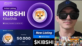 KIBSHI  KIBOSHIB TOKEN CRYPTO COIN HOW TO BUY KIBSHI MEXC GLOBAL ASCENDEX ETH ETHEREUM BLOCKCHAIN [upl. by Burrill311]