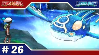 Pokémon Rubis Oméga Saphir Alpha 26  Capture de PrimoKyogre [upl. by Radborne]