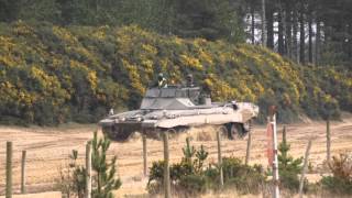 Challenger 2 Scimitar and Supacat Coyote In Action At The Bovington Armour Centre [upl. by Grethel756]