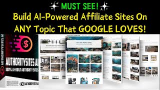 How to Create Profitable Authority Sites Fast with AuthoritySites AI  Review  BONUSES [upl. by Sateia487]