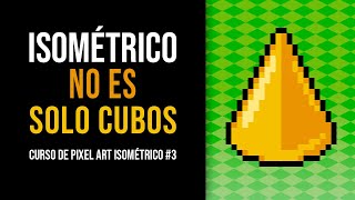 HACIENDO OTRAS FIGURAS ISOMETRICAS  Curso de Pixel Art Isométrico 3 [upl. by Inoek908]