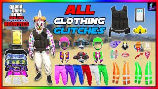 SOLO ALL WORKING GTA 5 ONLINE CLOTHING GLITCHES IN 1 VIDEO BEST CLOTHING GLITCHES AFTER PATCH [upl. by Ameerak276]