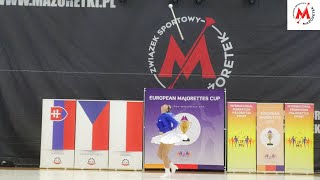 Majorettes Sokol  Písek  Mace Senior solo  European Majorettes Cup Racibórz 2024 [upl. by Cilegna621]