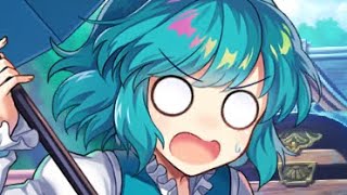 kogasa jumpscare Touhou LostWord [upl. by Meehar189]