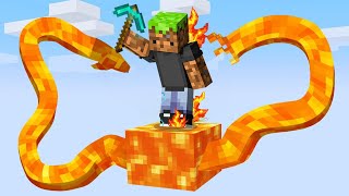 Minecraft ama TEK BLOK LAV [upl. by Nets]