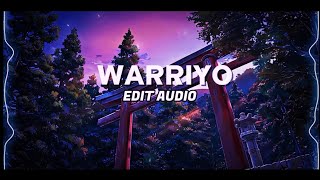 Warriyo  mortals edit audio slowed song [upl. by Armillia]