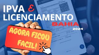 BAHIA LICENCIAMENTO  IPVA  NUNCA FOI TÃO FACIL [upl. by Aiuqram]