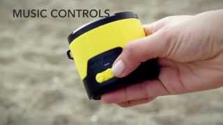 boomBOTTLE Mini  Rugged Weatherproof Wireless Speaker  SCOSCHE [upl. by Gnas403]