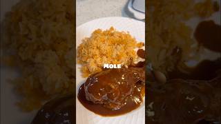 Tonights Dinner Mole shorts mole foodie sweet spicy chicken mexican asmr cooking dinner [upl. by Ennaillij753]