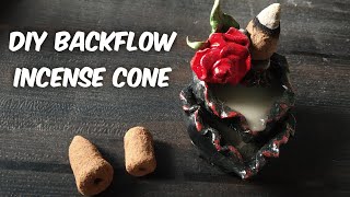 How To Make A DIY Backflow Incense Burner Cone  Smoke Fountain Cone  Whimsy Crafter [upl. by Rednav]