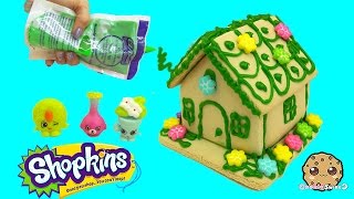 DIY Shopkins Vanilla Cookie House with Frosting  Candy Kit  Cookieswirlc Video [upl. by Nayhr]