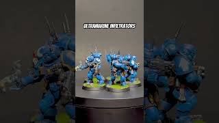 warhammer40k ultramarines miniaturepainting spacemarine infiltrators warhammercommunity [upl. by Syah]